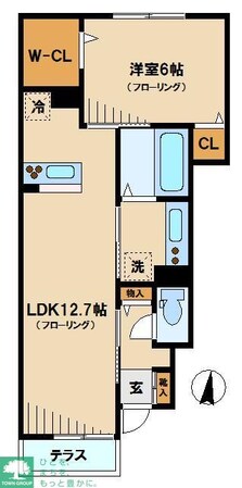 さくらフラットの物件間取画像